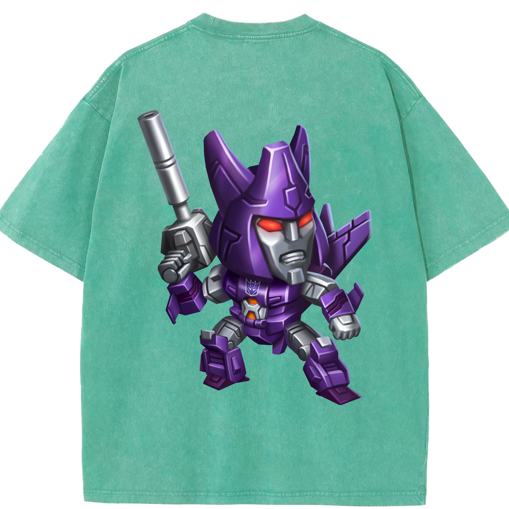 （画像用）  綿100% ヴィンテージ風 半袖Tシャツ（背面プリント）